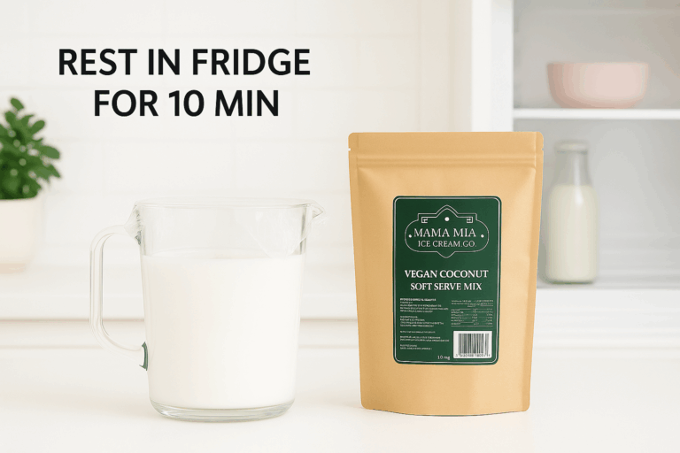 Coconut rest in fridge