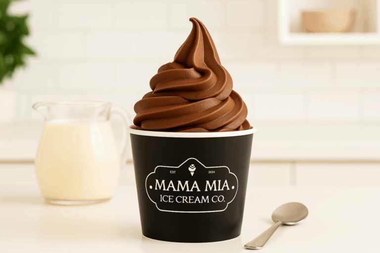 Chocolate soft serve