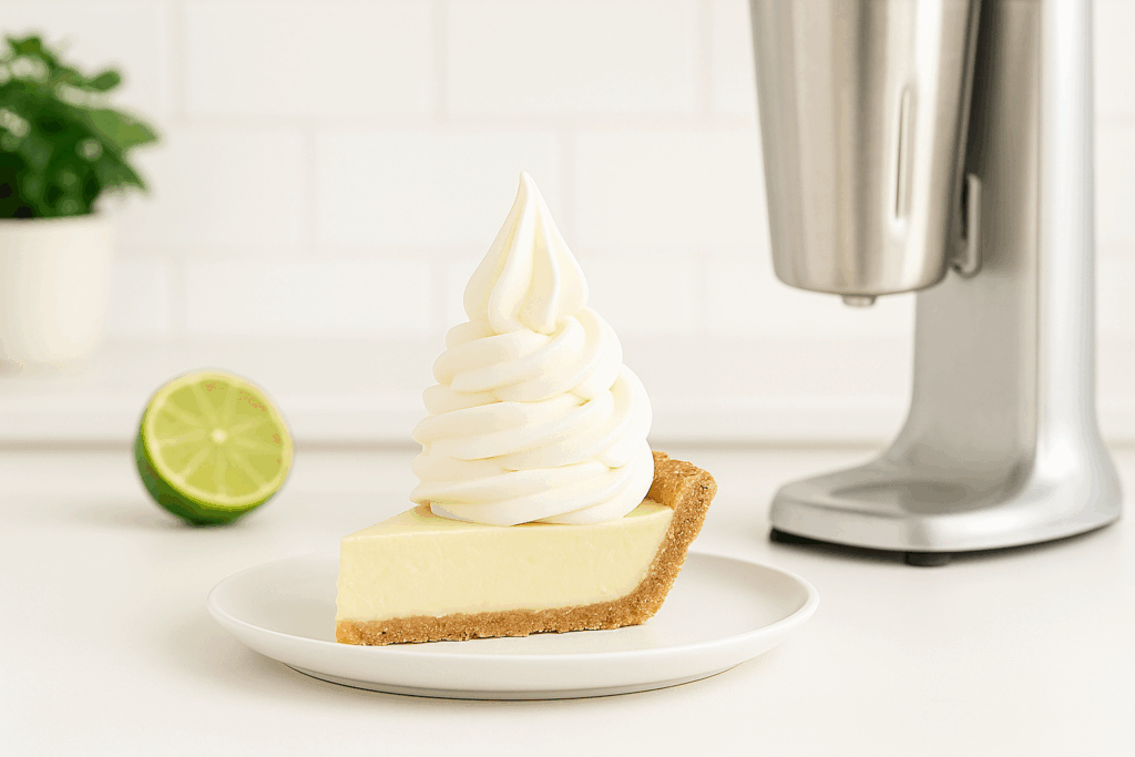 Key lime pie soft serve