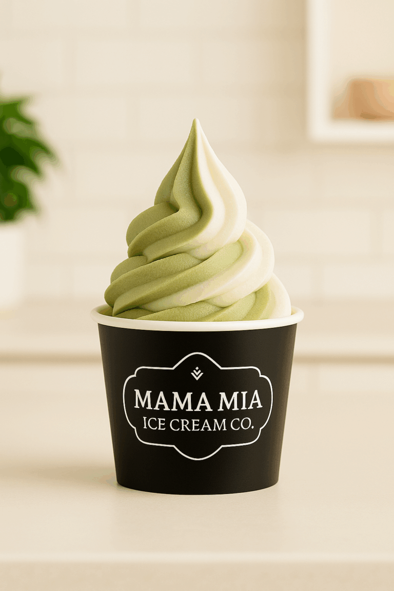 Matcha Vanilla cup